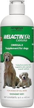 Nutramax Welactin Omega-3 Fish Oil Liquid for Dogs, 16 fl oz product photo